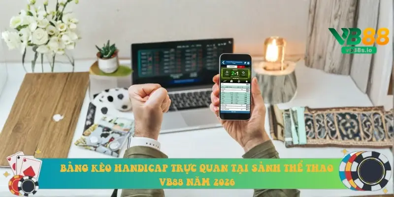 Giao diện bảng kèo Handicap trực quan tại sảnh thể thao VB88 năm 2026
