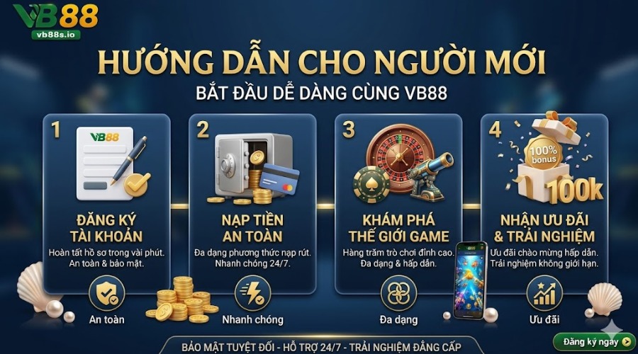 Hướng dẫn người chơi trải nghiệm trọn vẹn tại VB88